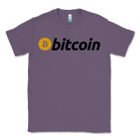 Lavender vintage look bitcoin Classic Tee - artisFamous