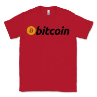 Red vintage look bitcoin Classic Tee - artisFamous