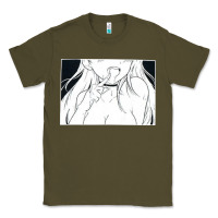Army Green anime eyes Classic Tee - artisFamous