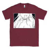Burgundy anime eyes Classic Tee - artisFamous