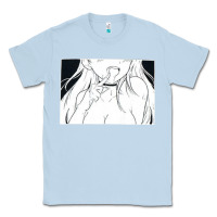 Dusty Blue anime eyes Classic Tee - artisFamous
