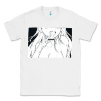 White anime eyes Classic Tee - artisFamous
