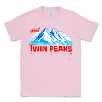 Bubblegum Pink visit twin peaks Classic Tee - artisFamous