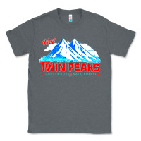 Charcoal Heather visit twin peaks Classic Tee - artisFamous