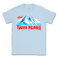 Dusty Blue visit twin peaks Classic Tee - artisFamous
