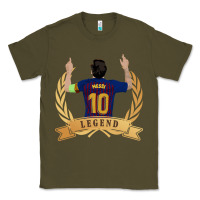 Army Green Messi The Legend Classic Tee - artisFamous
