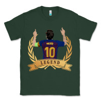 Sports Green Messi The Legend Classic Tee - artisFamous