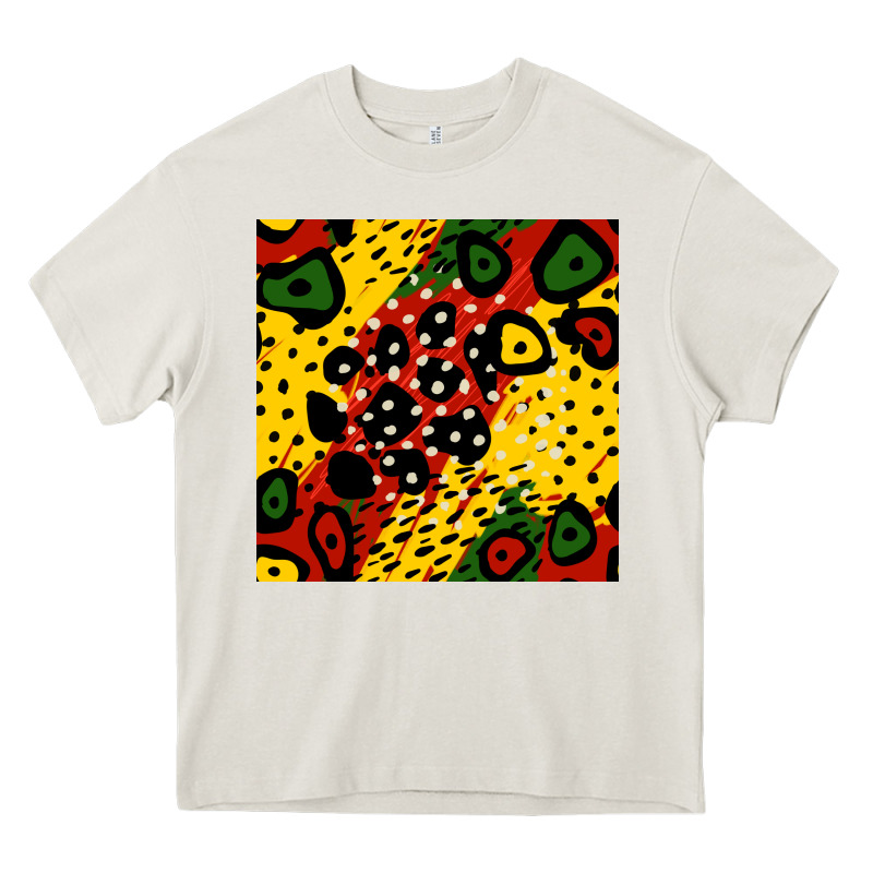 African Colors Pattern Heavy Core Tee by BundleAndBundleShop | Teevron