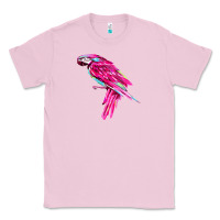 Bubblegum Pink pink parrot T-shirts Classic Tee - artisFamous