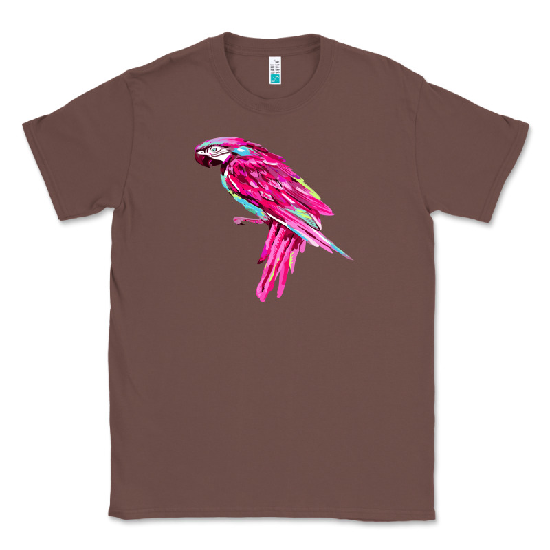 Pink Parrot T-shirts Classic Tee by artisFamous | Teevron