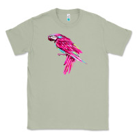 Matcha pink parrot T-shirts Classic Tee - artisFamous