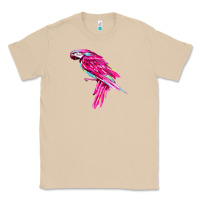 Mushroom pink parrot T-shirts Classic Tee - artisFamous