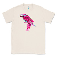 Natural pink parrot T-shirts Classic Tee - artisFamous