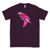 Plum pink parrot T-shirts Classic Tee - artisFamous