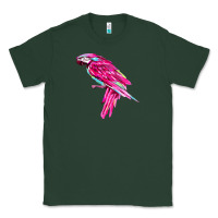 Sports Green pink parrot T-shirts Classic Tee - artisFamous