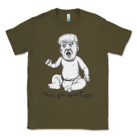 Army Green baby trump Classic Tee - artisFamous