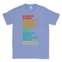 Colony Blue vintage, retro science is real, black lives matter Classic Tee - artisFamous