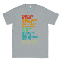 Heather Grey vintage, retro science is real, black lives matter Classic Tee - artisFamous
