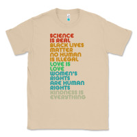 Mushroom vintage, retro science is real, black lives matter Classic Tee - artisFamous