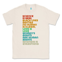 Natural vintage, retro science is real, black lives matter Classic Tee - artisFamous