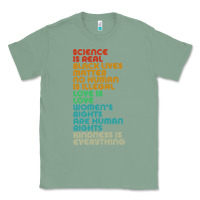 Sage vintage, retro science is real, black lives matter Classic Tee - artisFamous