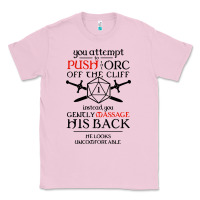 Bubblegum Pink tabletop rpg d20 orc massage critical failure Classic Tee - artisFamous