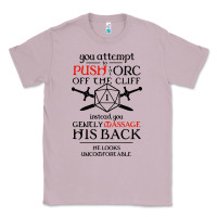 Lilac tabletop rpg d20 orc massage critical failure Classic Tee - artisFamous