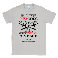 Moon Dust tabletop rpg d20 orc massage critical failure Classic Tee - artisFamous