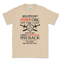 Mushroom tabletop rpg d20 orc massage critical failure Classic Tee - artisFamous
