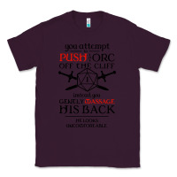 Plum tabletop rpg d20 orc massage critical failure Classic Tee - artisFamous