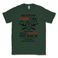 Sports Green tabletop rpg d20 orc massage critical failure Classic Tee - artisFamous