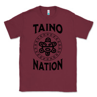 Burgundy white taino nation coqui sun boricua taino Classic Tee - artisFamous