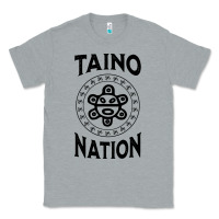 Heather Grey white taino nation coqui sun boricua taino Classic Tee - artisFamous