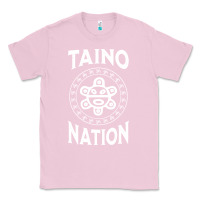 Bubblegum Pink white taino nation coqui sun boricua taino Classic Tee - artisFamous