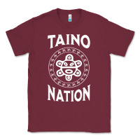 Burgundy white taino nation coqui sun boricua taino Classic Tee - artisFamous