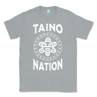 Heather Grey white taino nation coqui sun boricua taino Classic Tee - artisFamous