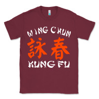 Burgundy Wing Chun Classic Tee - artisFamous