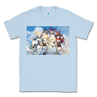 Dusty Blue Genshin Impact Classic Tee - artisFamous