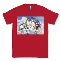 Red Genshin Impact Classic Tee - artisFamous