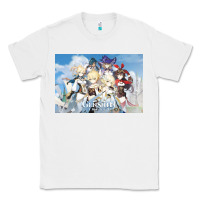 White Genshin Impact Classic Tee - artisFamous