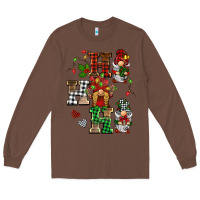 Chestnut christmas ho ho ho gnomes Long Sleeve Tee - BarkalooDesign