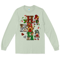 Matcha christmas ho ho ho gnomes Long Sleeve Tee - BarkalooDesign
