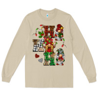 Mushroom christmas ho ho ho gnomes Long Sleeve Tee - BarkalooDesign