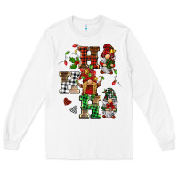 White christmas ho ho ho gnomes Long Sleeve Tee - BarkalooDesign