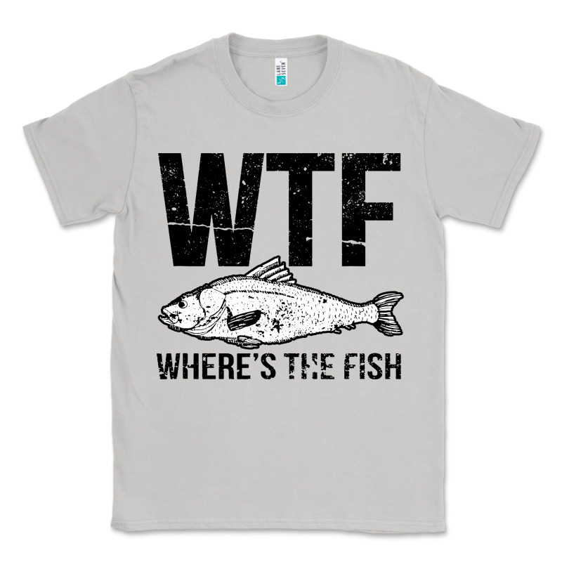 Wtf Where's The Fish Classic Tee by artisFamous | Teevron