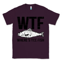 Plum wtf where's the fish Classic Tee - artisFamous