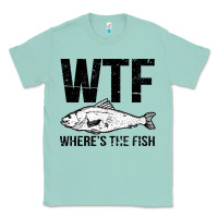 Seafoam wtf where's the fish Classic Tee - artisFamous