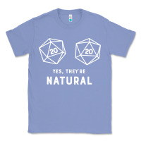 Colony Blue yes they're natural 20 dice funny rpg gamer Classic Tee - artisFamous