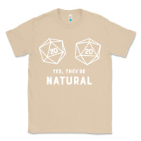 Mushroom yes they're natural 20 dice funny rpg gamer Classic Tee - artisFamous