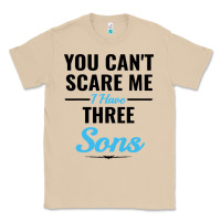 Mushroom you can't scare me i have three sons Classic Tee - artisFamous